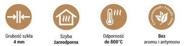 Японское каминное стекло, полированное с обеих сторон.