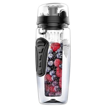 БОЛЬШАЯ Спортивная бутылка для воды Tritan Motivation Bottle для спортзала 1л