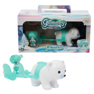 ZABAWKA GLIMMIES POLARIS MIŚ POLARNY Z SANIAMI