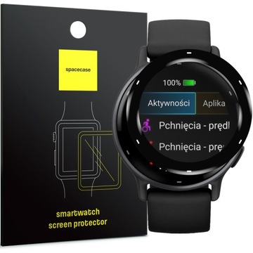 3X PEŁNE SZKŁO HYBRYDOWE SPACECASE HYBRID GLASS DO GARMIN VIVOACTIVE 5