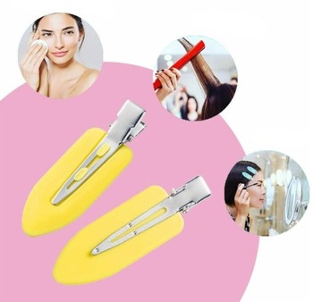 Набор из 4 зажимов для макияжа для волос, не требующих давления.