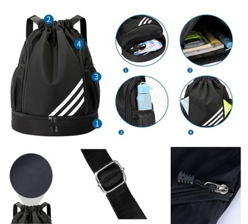 ШКОЛЬНАЯ СУМКА ДЛЯ ОБУВИ PE ОБУВЬ ШКОЛЬНЫЙ РЮКЗАК Водонепроницаемый РЮКЗАК