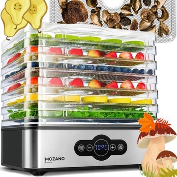 БОЛЬШАЯ СУШИЛКА ДЛЯ ГРИБОВ, ФРУКТОВ, ОВОЩЕЙ, СТАЛЬНЫХ ПИЩЕВЫХ СУШИЛОК 500 ВТ