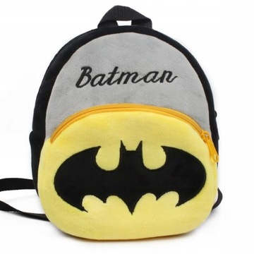 pluszowy plecak dla przedszkolaka batman