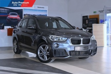 BMW X1 F48 Crossover xDrive18d 150KM 2017 BMW X1 xDrive18dFV23Pakiet Sportowy MReflektory LEDFotele Sportowe 2.0