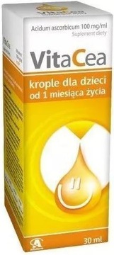 VitaCea krople dla dzieci 0,1g/1ml 30ml WITAMINA C