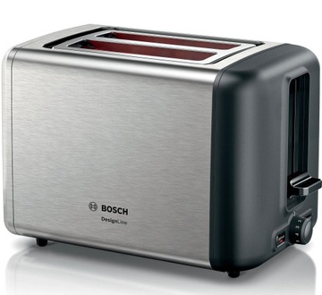Тостер Bosch TAT3P420, 970 Вт, 2 тоста, размораживание тостера, нагреватель