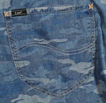 LEE spodnie ogrodniczki BLUE jeans BIB HORT_ S