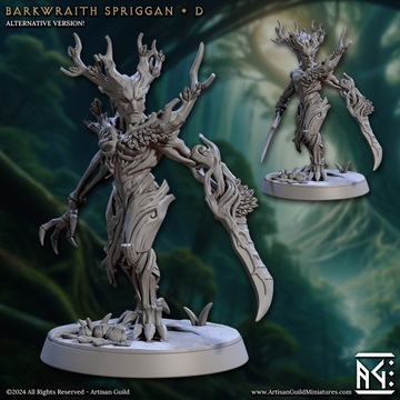 Barkwraith Spriggan - D - x1 - 3dmonkeypl