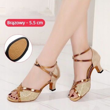 Buty do tańca latino - Różne kolory - 5.5cm