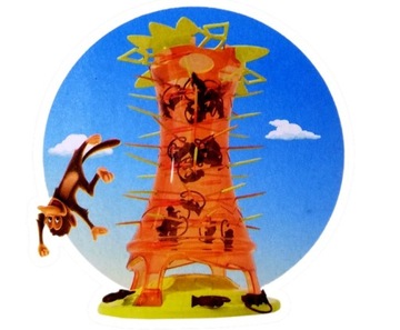 GRA ZRĘCZNOŚCIOWA SPADAJĄCE MAŁPKI 1984