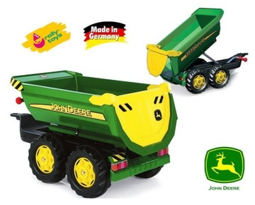 Rolly Toys rollyTrailer Przyczepa wywrotka Halfpipe John Deere