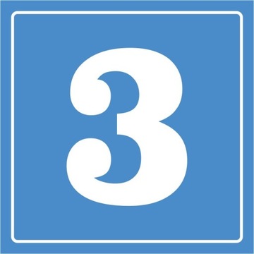 Nr.26 Cyfra 3 - TABLICA OSTRZEGAWCZA