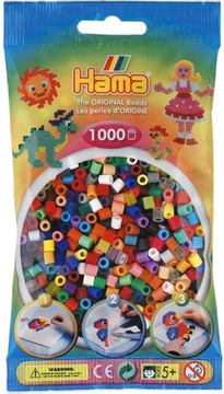 Koraliki do prasowania MIX68 1000 szt. HAMA 68