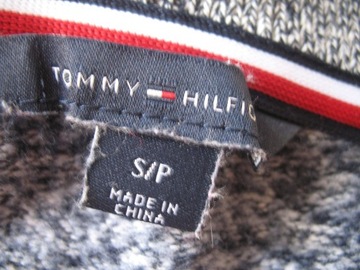 TOMMY HILFIGER ŻAKIET kardigan kieszenie 36-38