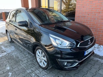 Mitsubishi Space Star Hatchback 5d 1.2 80KM 2016 Mitsubishi Space Star 1.2 benzyna 80 KM zarejestrowany w PL zadbany mo, zdjęcie 1