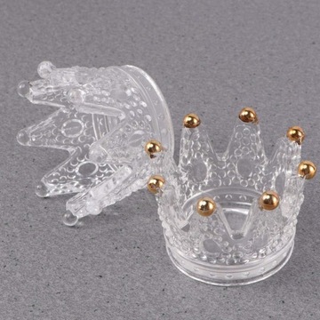 Набор акриловых тарелок Dappen из 2 предметов для макияжа с пузырьками для волос для девочек