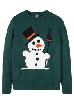 (45/559) BPC SWETER Z MOTYWEM ŚWIĄTECZNYM r.52/54