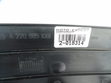 MERCEDES S TŘÍDA W220 PODLOŽKA TABULKY SPZ A2208851081
