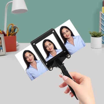 ФОТО ГИЛЬОТИННЫЙ РЕЗАК 3,5*4,5 СМ КАРТОЧКА ДЛЯ ПАСПОРТА