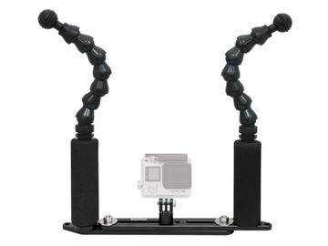 BIG'BLUE ZESTAW RAMION REGULOWANY FLEXI GOPRO TRAY