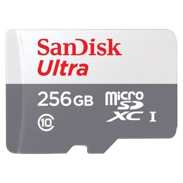 KARTA MICRO SD SANDISK ULTRA 256GB 100 MB/S