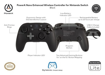 PowerA SWITCH Pad NANO беспроводной черный