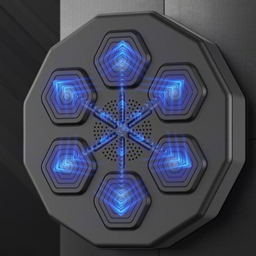Music Boxing Machine Ściana Target Boks Czarna ręka