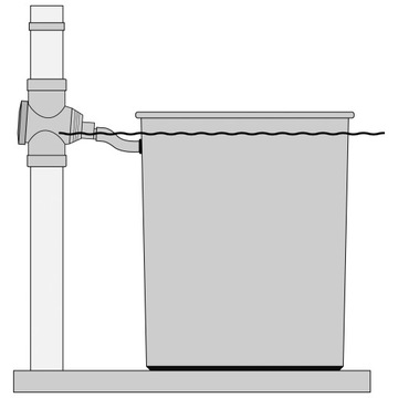 Сборщик дождевой воды, регенератор, желобоуловитель с черным фильтром