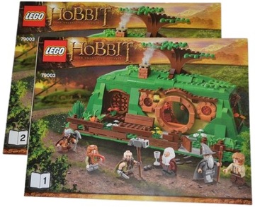 LEGO INSTRUKCJA + Naklejki The Hobbit An Unexpected Gathering 79003 2013r.