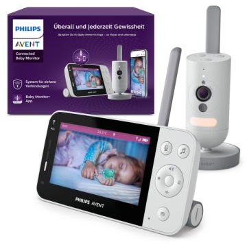 Philips AVENT радіоняня HD з Wi-Fi, аудіо, нічним баченням і режимом Еко