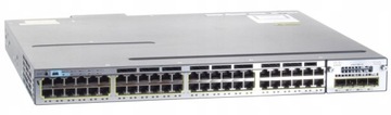 Switch Cisco Catalyst 3750-X WS-C3750X-48T-E 48x 1Gb RJ-45 2x 350W + C3K 1G