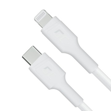 Белый GC USB-C — кабель Lightning для iPhone PD 27 Вт, 1 м с MFi