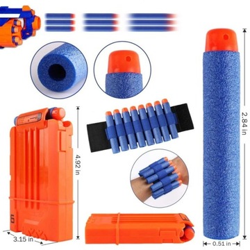 ЖИЛЕТ АКСЕССУАРОВ NERF, 30 ДАРТС, ОЧКИ, БАНДАМА