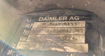 ATEGO 818 III 3 EURO 6 NÁPRAVA DIFER 40:11 R325 17,5