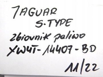 11/22 JAGUAR S-TYPE 3.0 V6 SVAZEK NÁDRŽE PALIVA