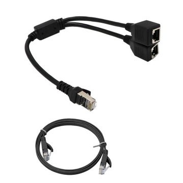 2-Y адаптер-разветвитель локальной сети Ethernet