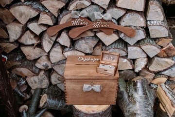 КОРОБКА КОРОБКА для конвертов с ключом, РУСТИК БОХО