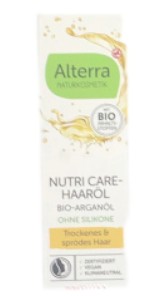 Alterra Nutri Care bio arganowy olejek do włosów