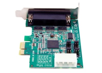4-портовый низкопрофильный контроллер PCIe RS232 LTP