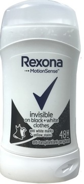 REXONA Invisible Black+Wh Antyperspir sztyft 40 ml