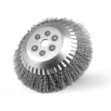 ПРОВОЛОЧНАЯ ЩЕТКА СТАЛЬНОЕ ОТВЕРСТИЕ 20 ММ FI200 ММ
