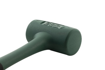 МОЛОТ БЕЗОТДАЧНЫЙ, резиновый, 520 г, цельнолитой