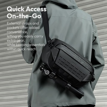 Ulanzi AB02 Outdoor Sling Bag Body-Cross Bag Torba na klatkę piersiową Torba podróżna