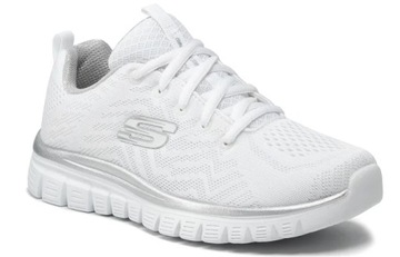 Skechers Buty Damskie Sportowe Graceful Get Connected białe 38,5 EU