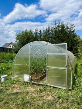 Теплица из поликарбоната тоннель 3х6 м 40*20 6мм