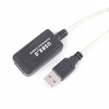 Активный удлинительный кабель USB 2.0, удлинитель 20 м