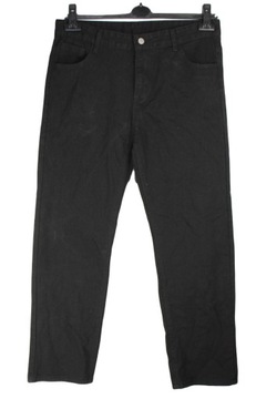 Czarne spodnie jeansowe basic proste S