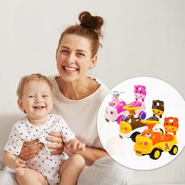 ПОЕЗДКА НА ПУШЕРЕ ДЛЯ ДЕТЕЙ HIPCIO ДЛЯ ДЕТЕЙ ХРАНЕНИЕ РОГ СПИНКА 30 КГ