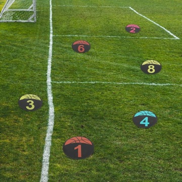 Naklejki z numerami Płaska tabliczka z logo Płyta znakowa 10 szt